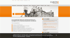 Desktop Screenshot of cubion.de